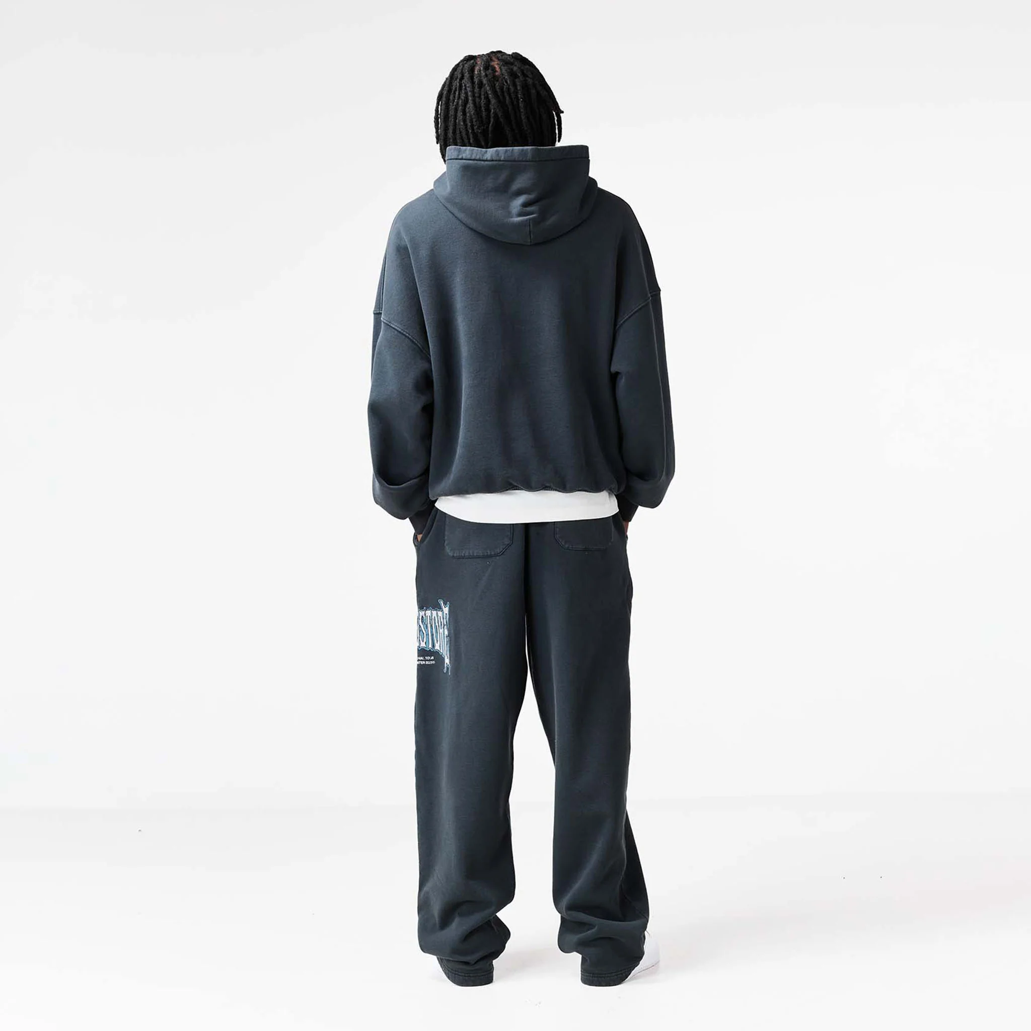 Blackletter Hoodie | Washed Black - Image 9