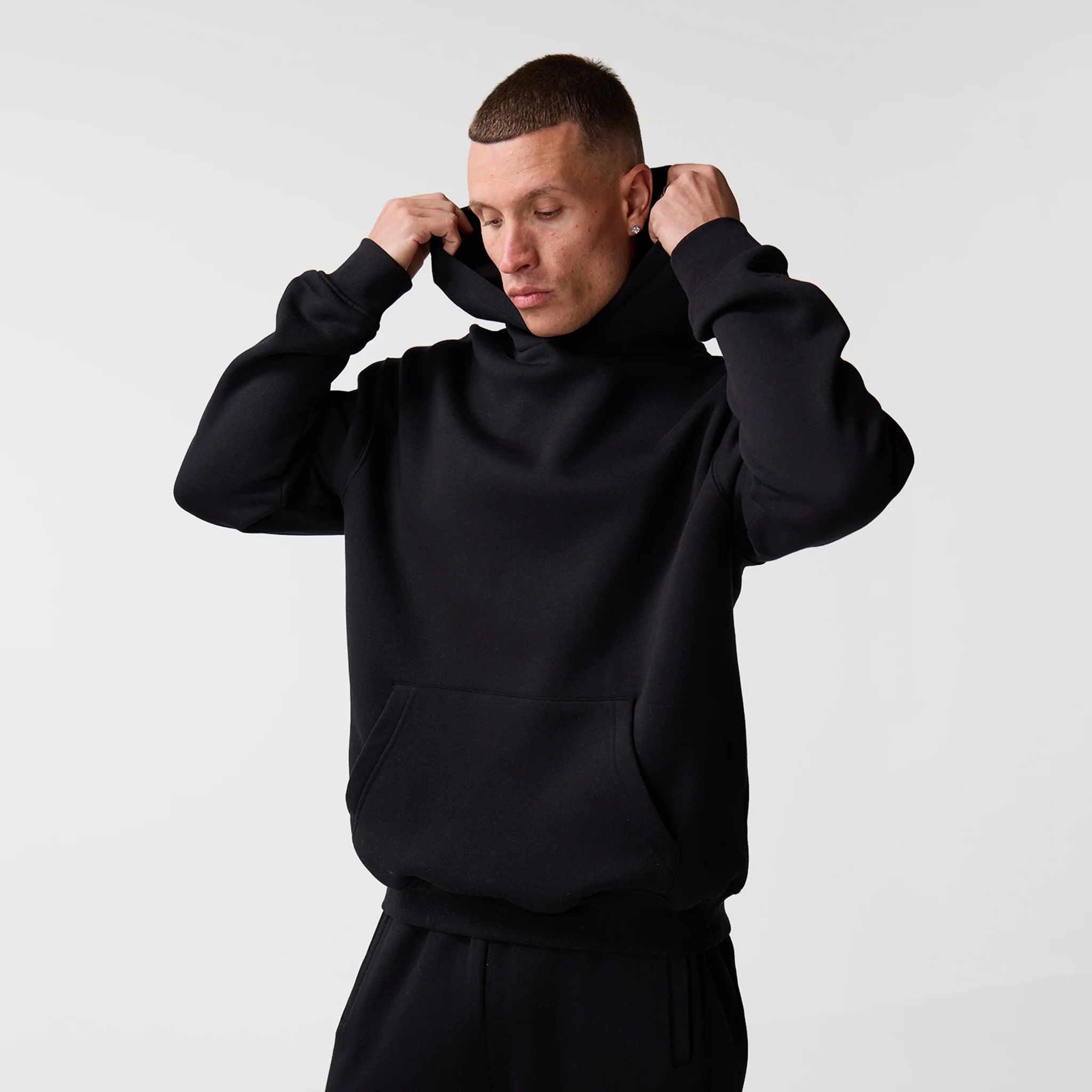 Box Fit Hoodie | Black - Image 5