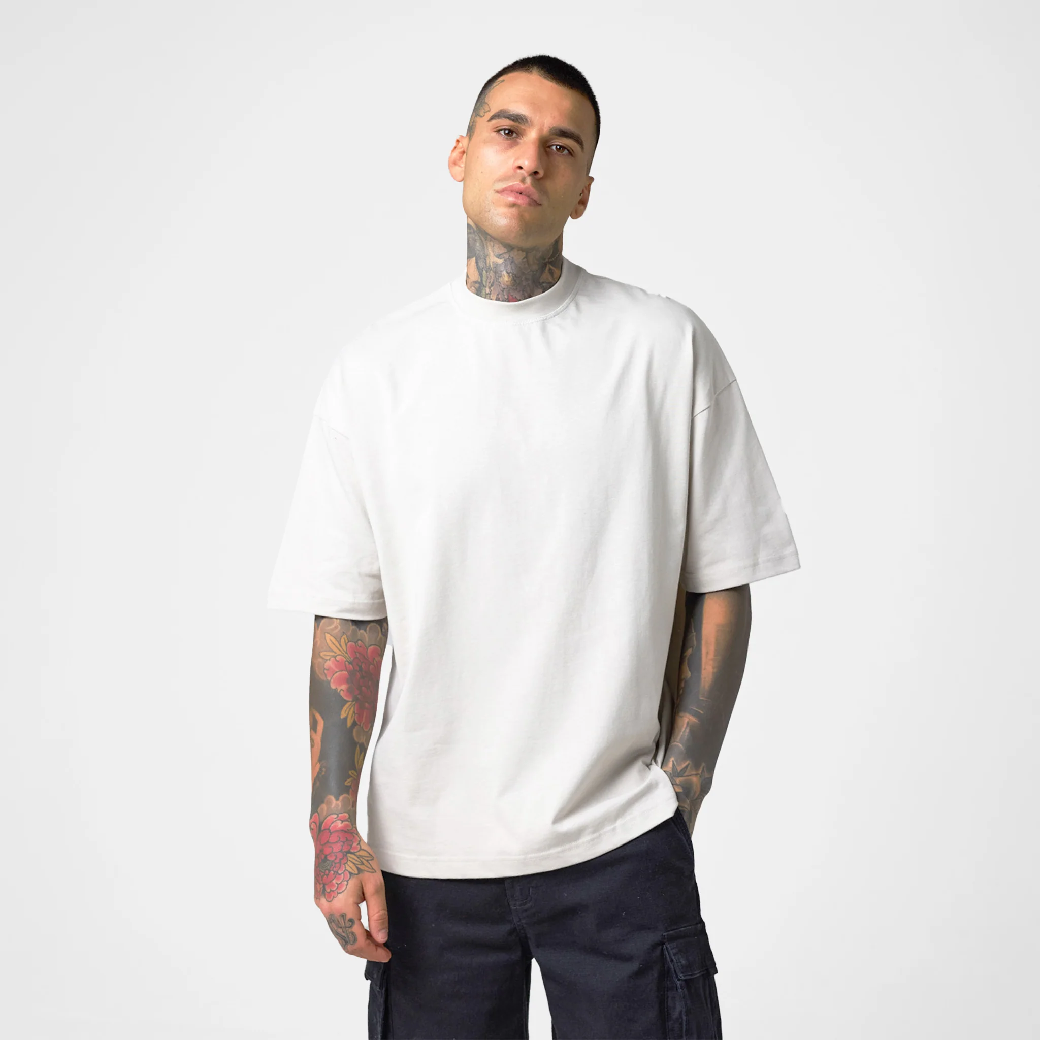 Box Fit T-Shirt | Off White - Image 6