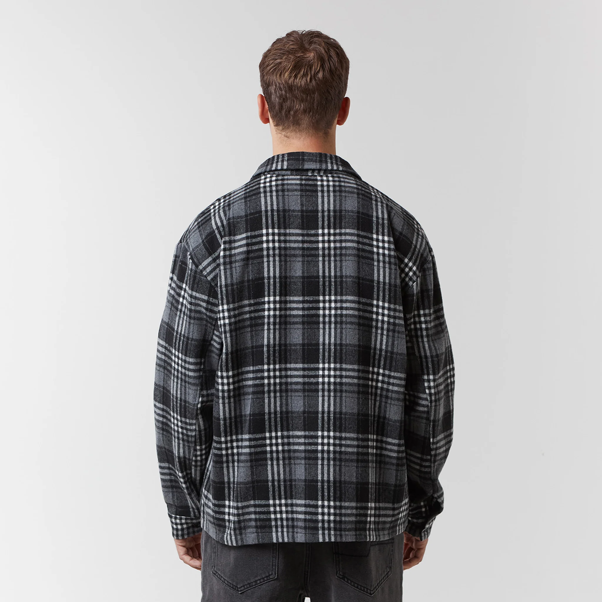 Check Flannel Shirt | Black - Image 5