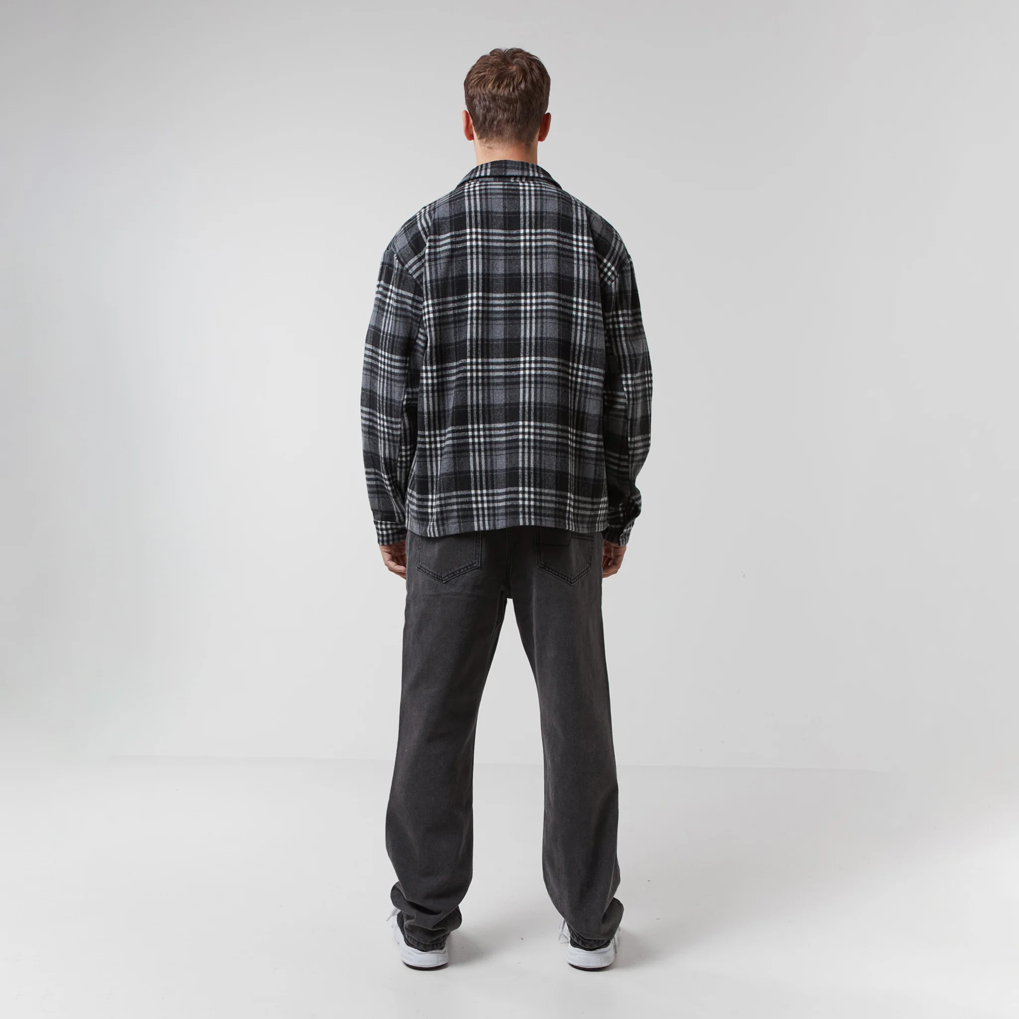 Check Flannel Shirt | Black - Image 6