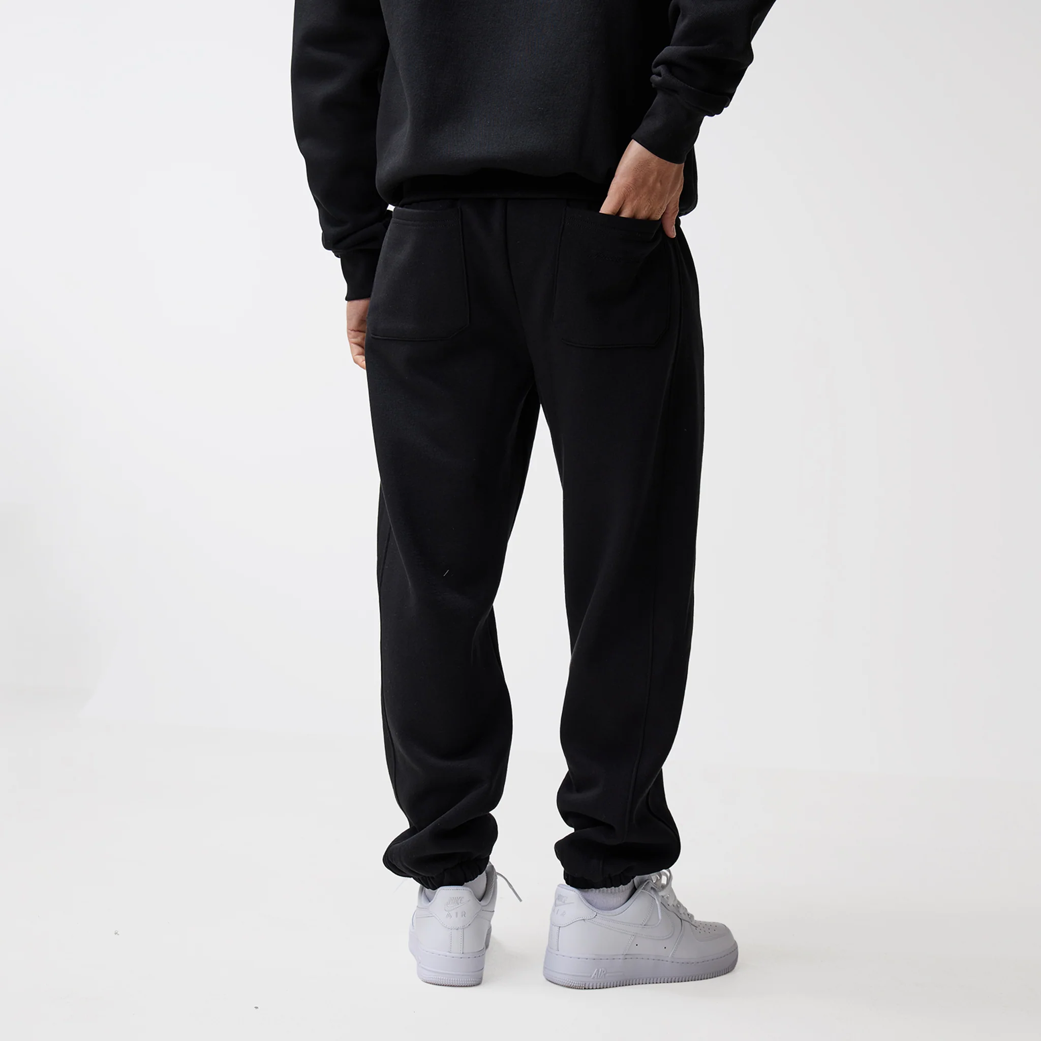 Full Zip Cuffed Tracksuit | Black - Image 7