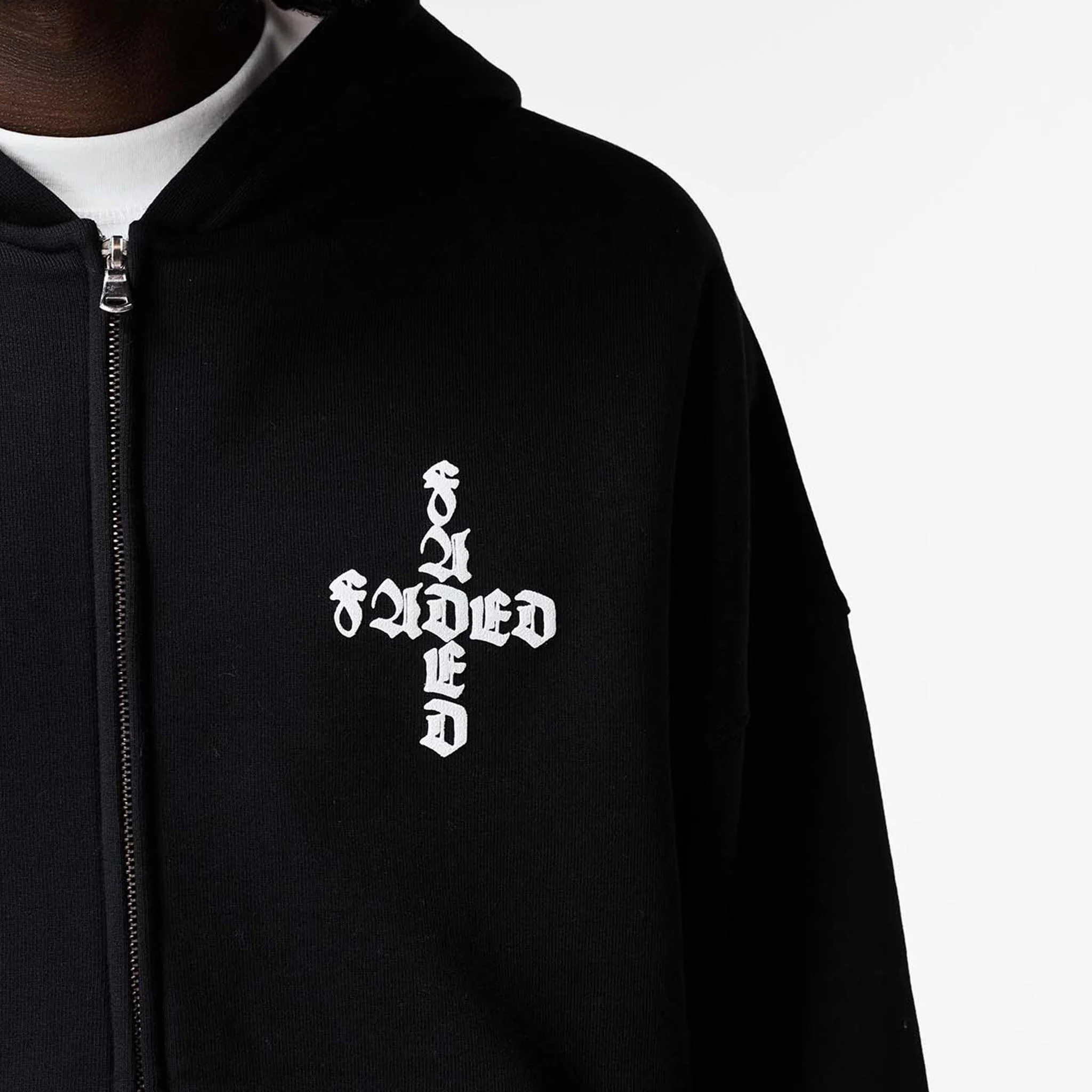Gothic 2.0 Full Zip Hoodie | Black - Image 6