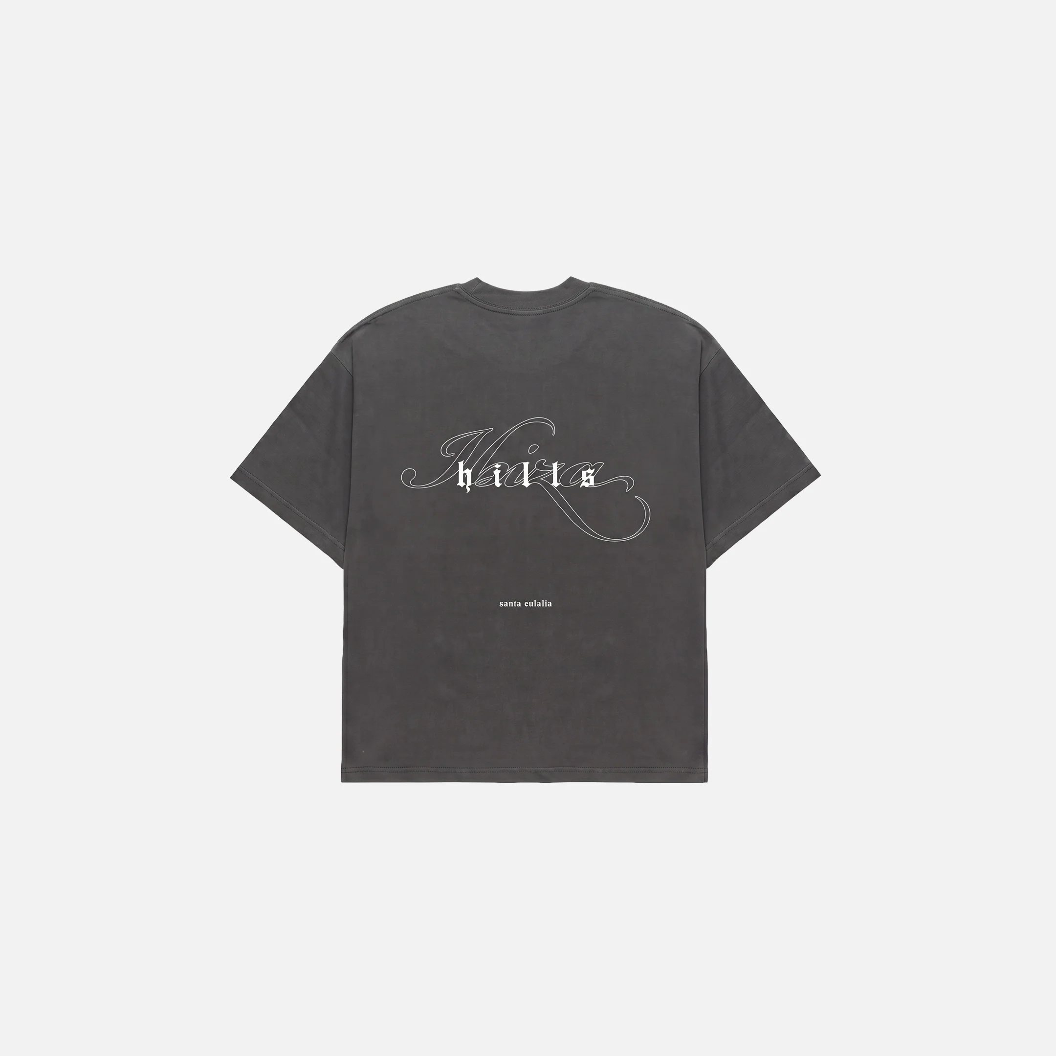 Ibiza Hills Script T-Shirt | Washed Black