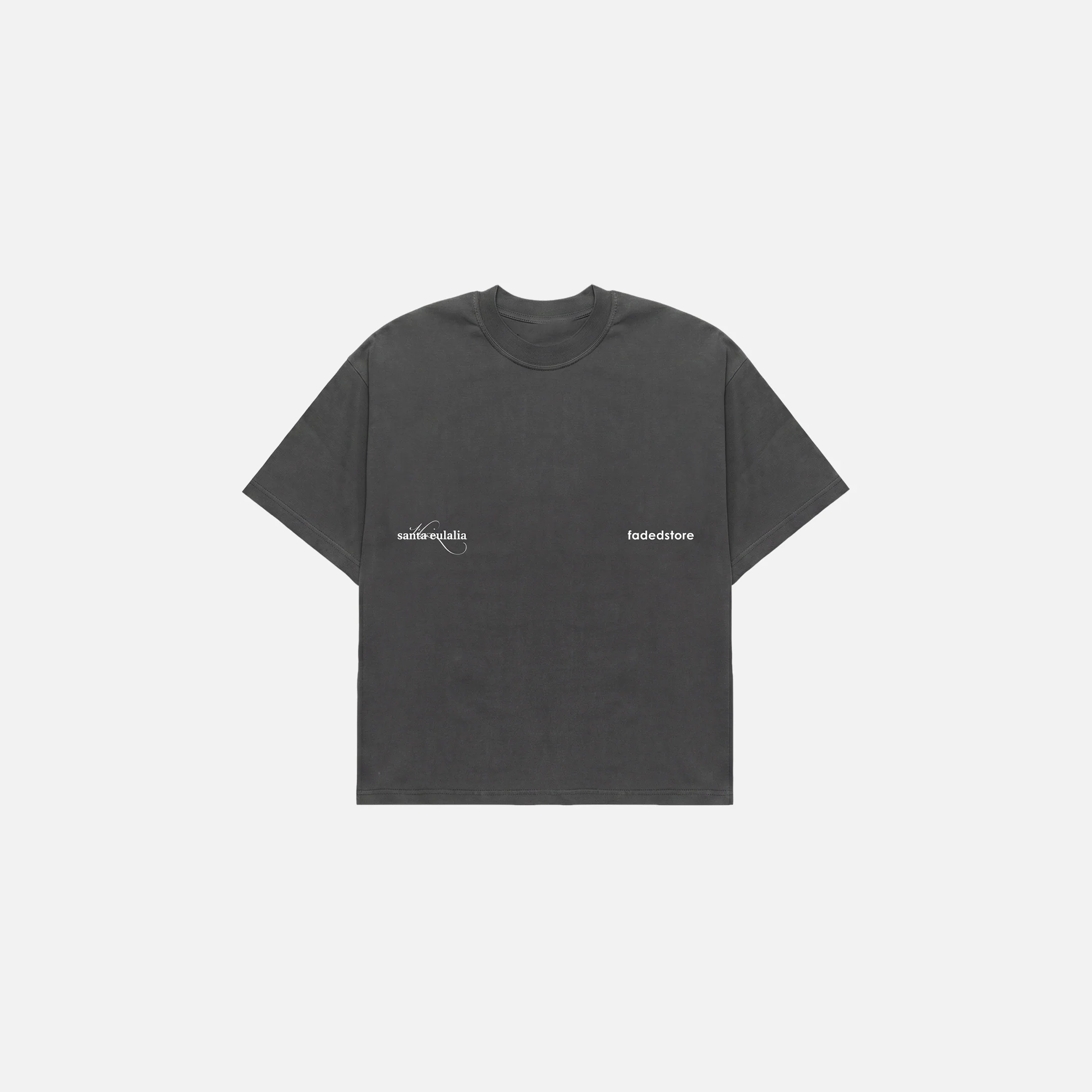 Ibiza Hills Script T-Shirt | Washed Black - Image 2