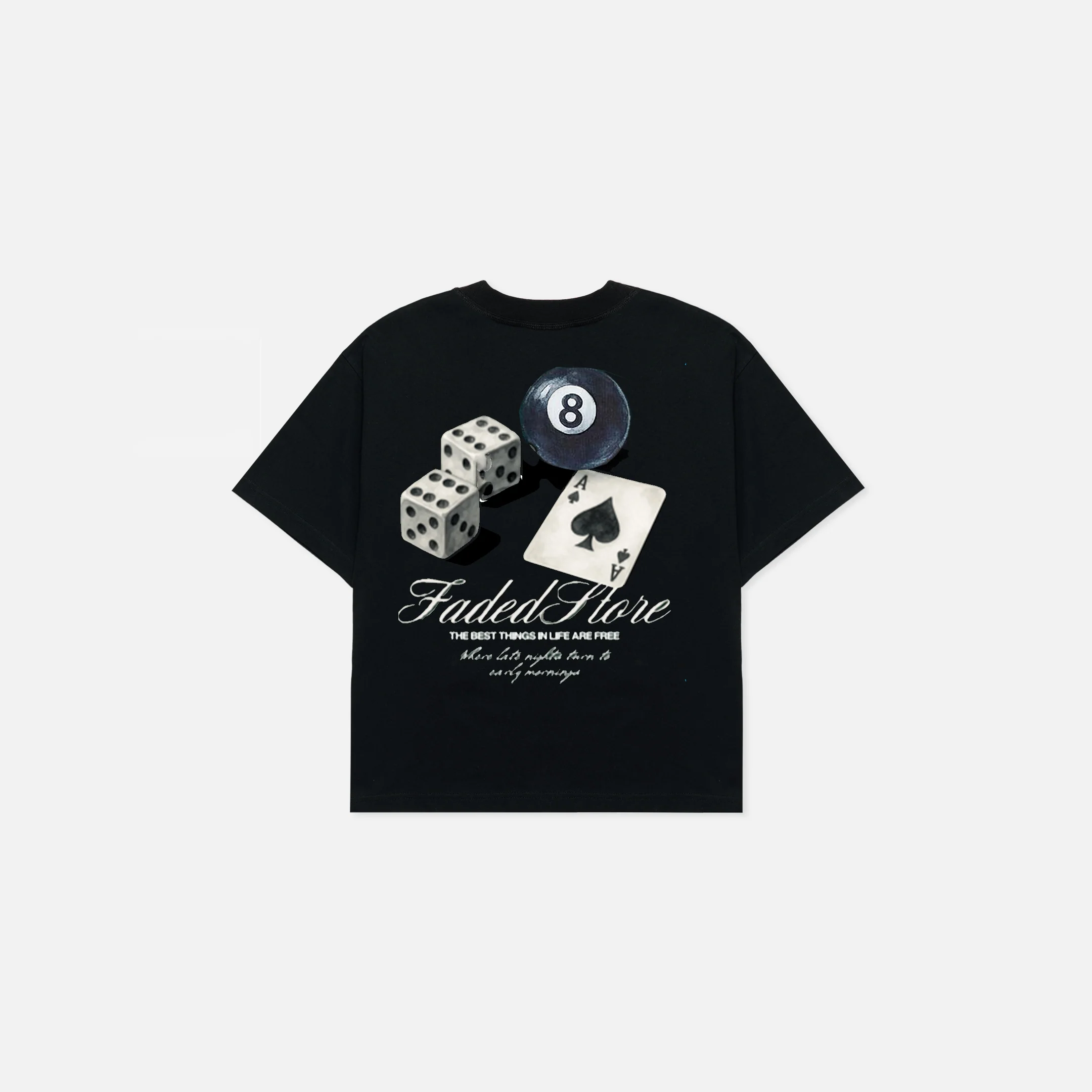 Late Nights T-Shirt | Black