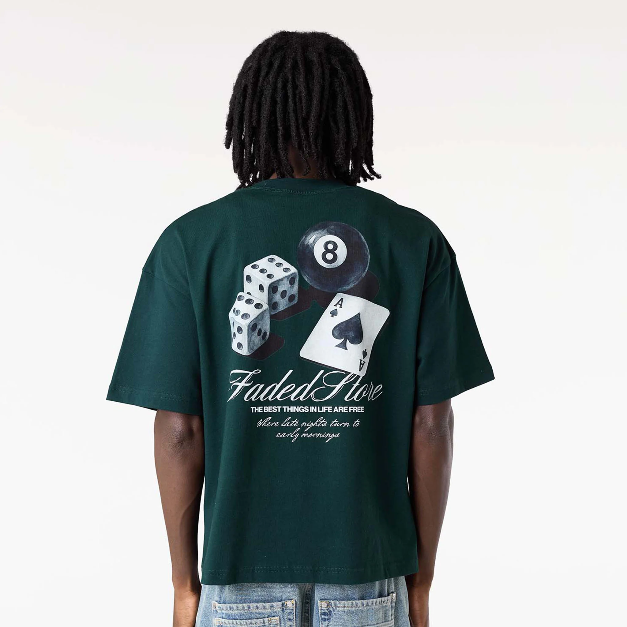 Late Nights T-Shirt | Forest Green - Image 2