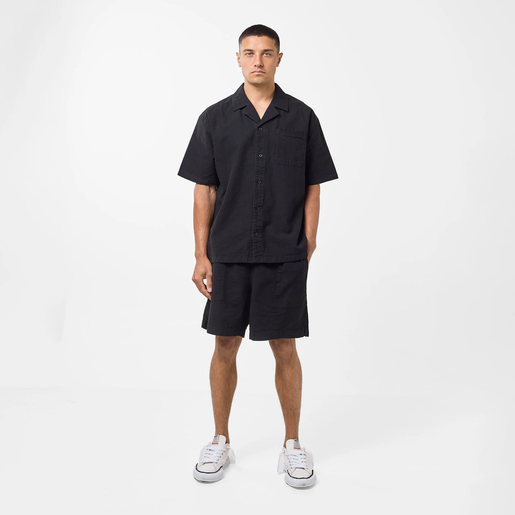 Linen Shirt | Black - Image 5