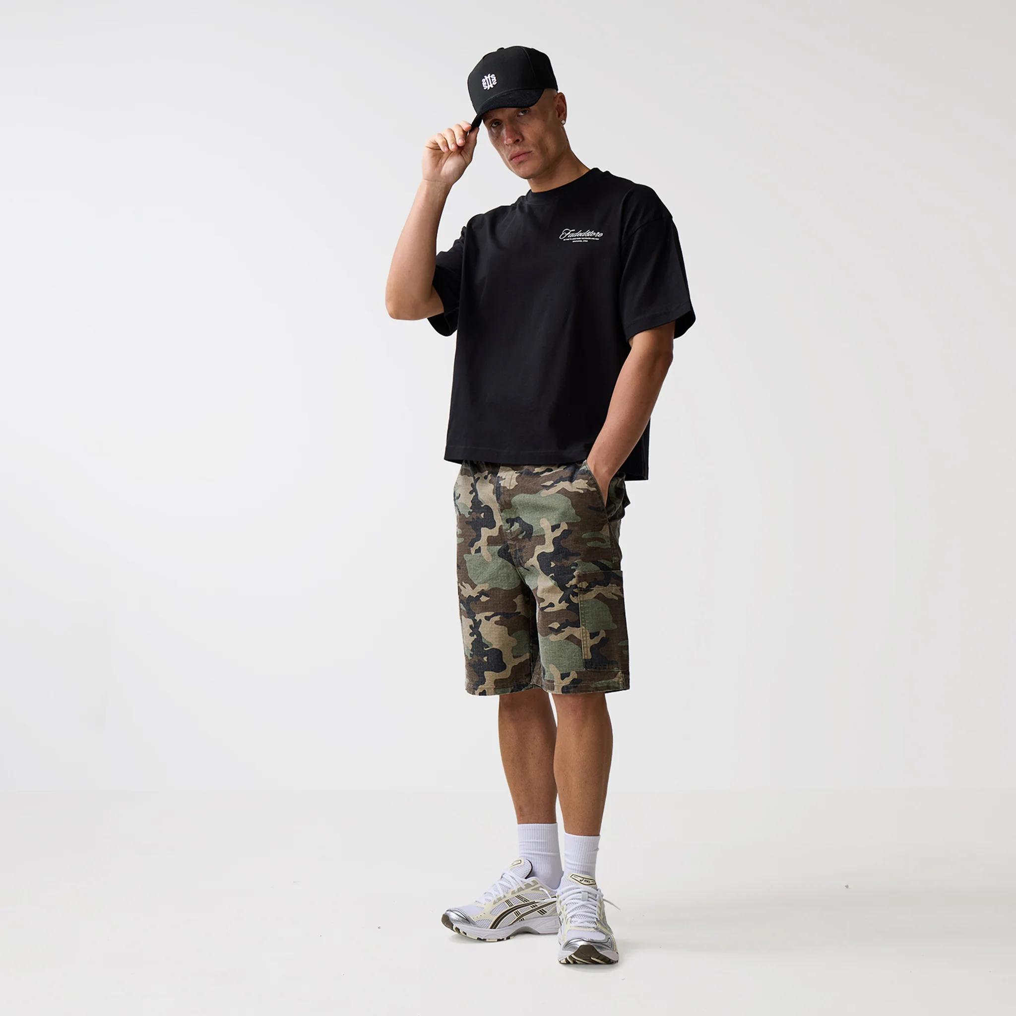 Longline OG Camo Cargo Short | Green - Image 6