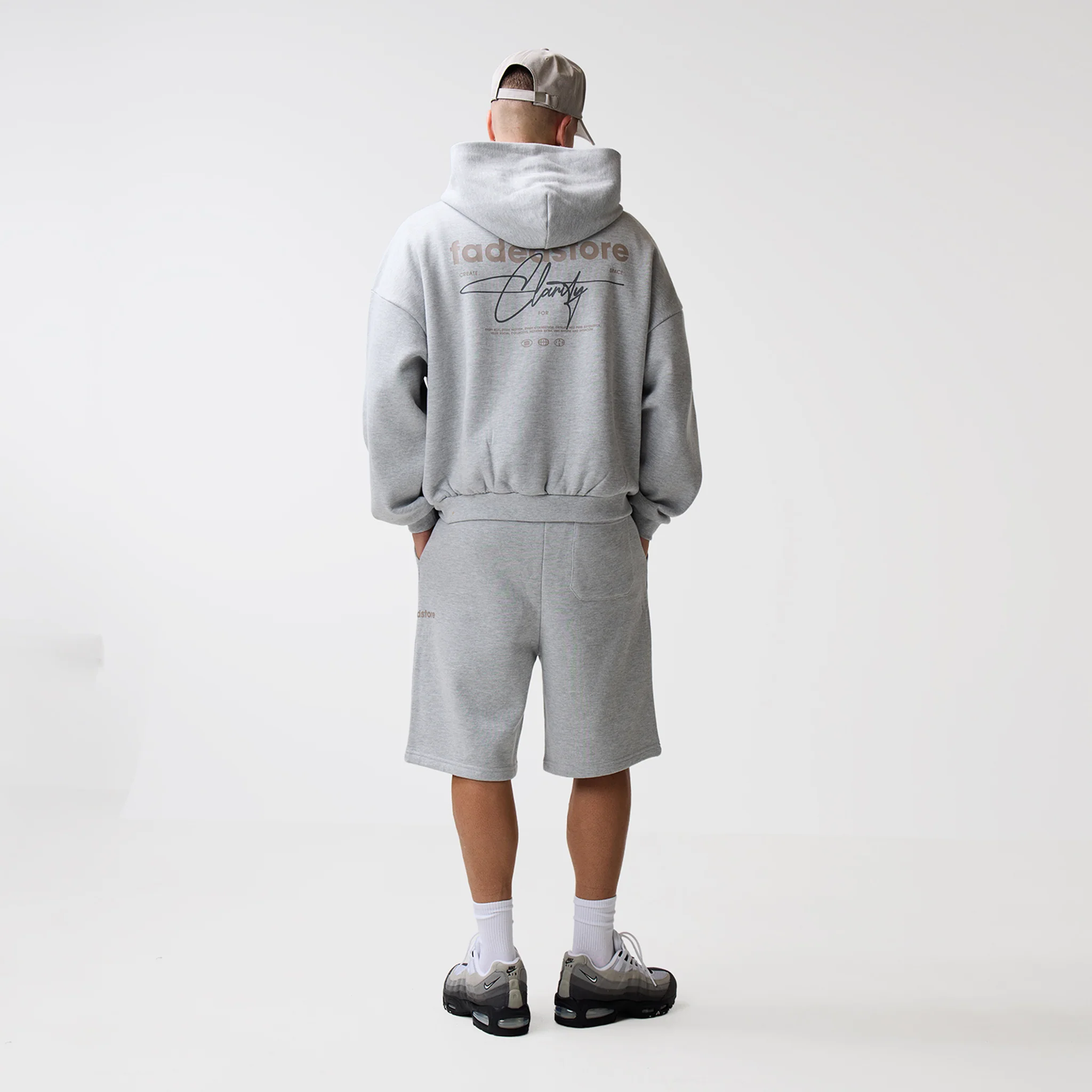 Longline Short | Grey Marl - Image 7