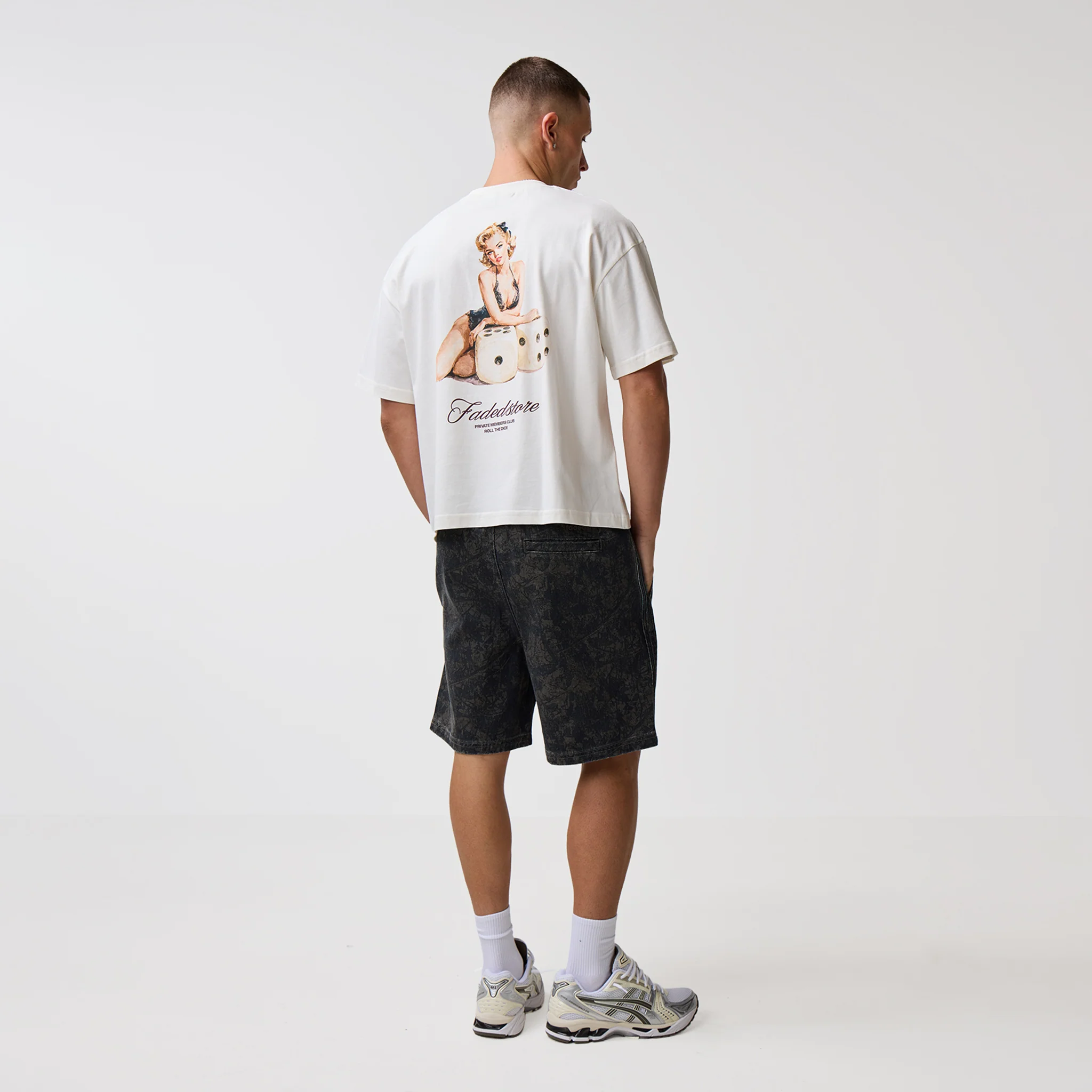 Lucky Roll T-Shirt | Chalk - Image 8