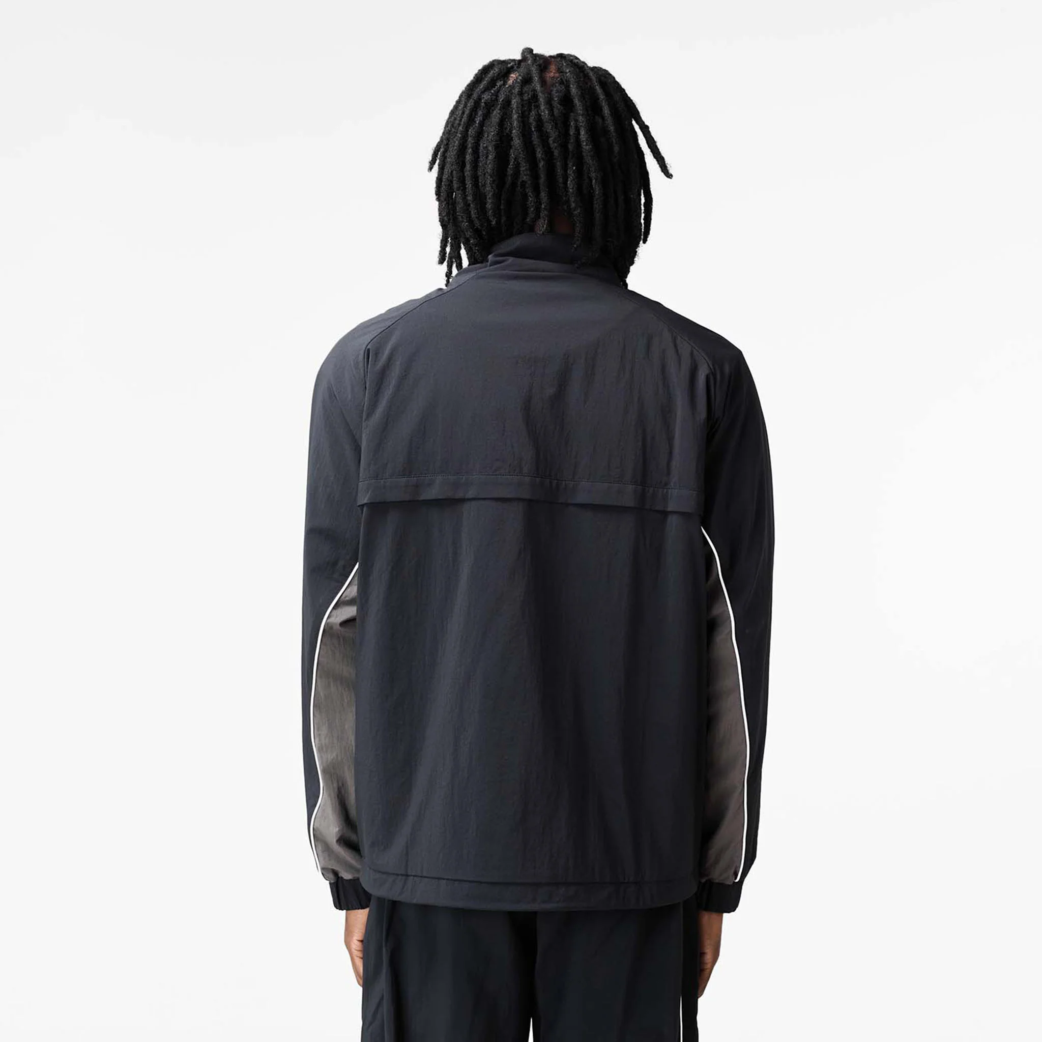 Nylon Football Tracksuit | Black - Image 12