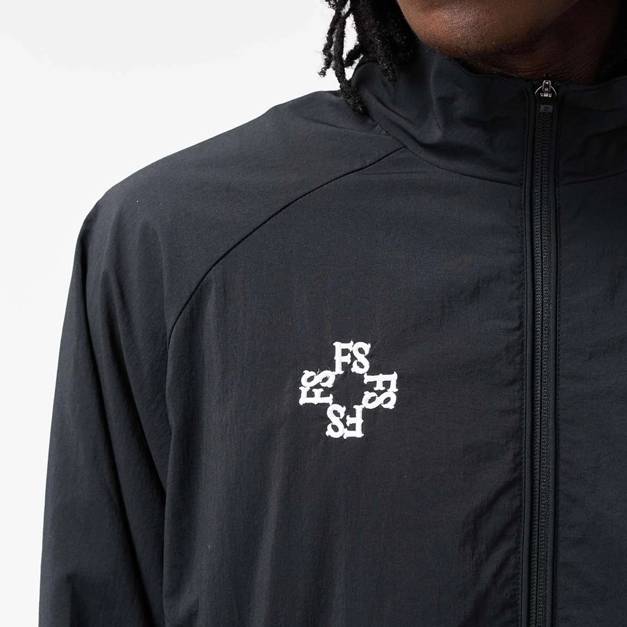 Nylon Football Tracksuit | Black - Image 3