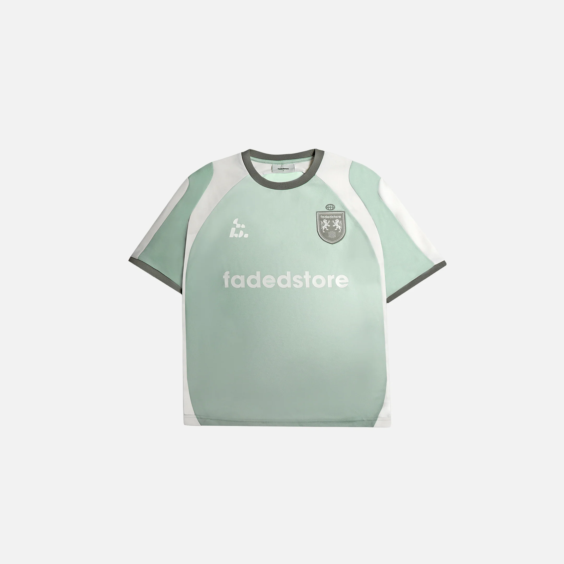 Panelled Football Jersey  |  Sun Fade Matcha