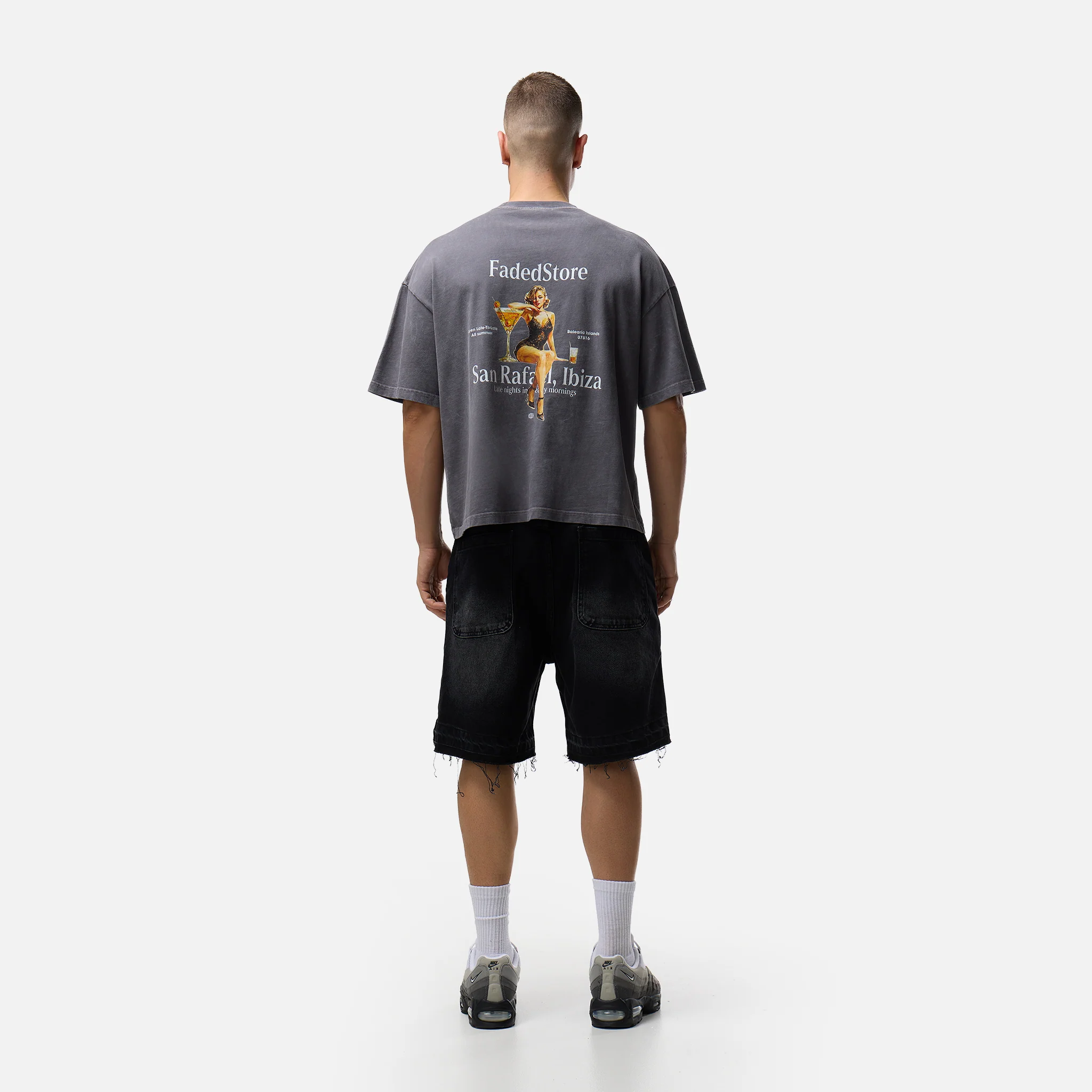 Pin Up T-Shirt | Charcoal - Image 2