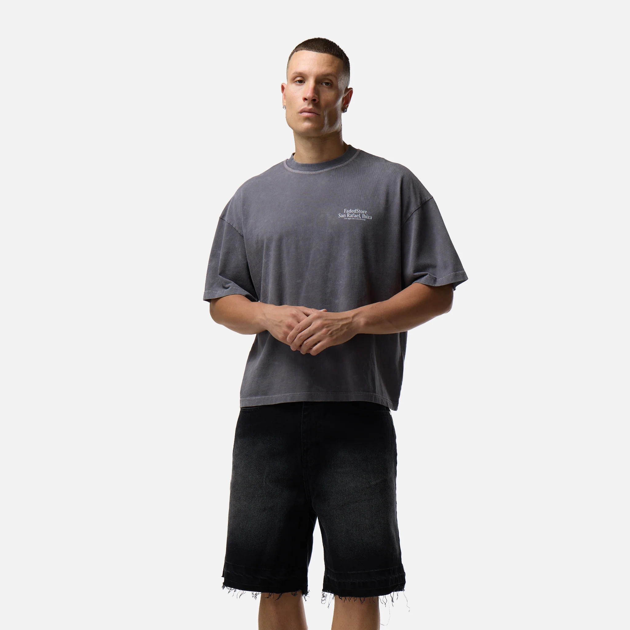 Pin Up T-Shirt | Charcoal - Image 4