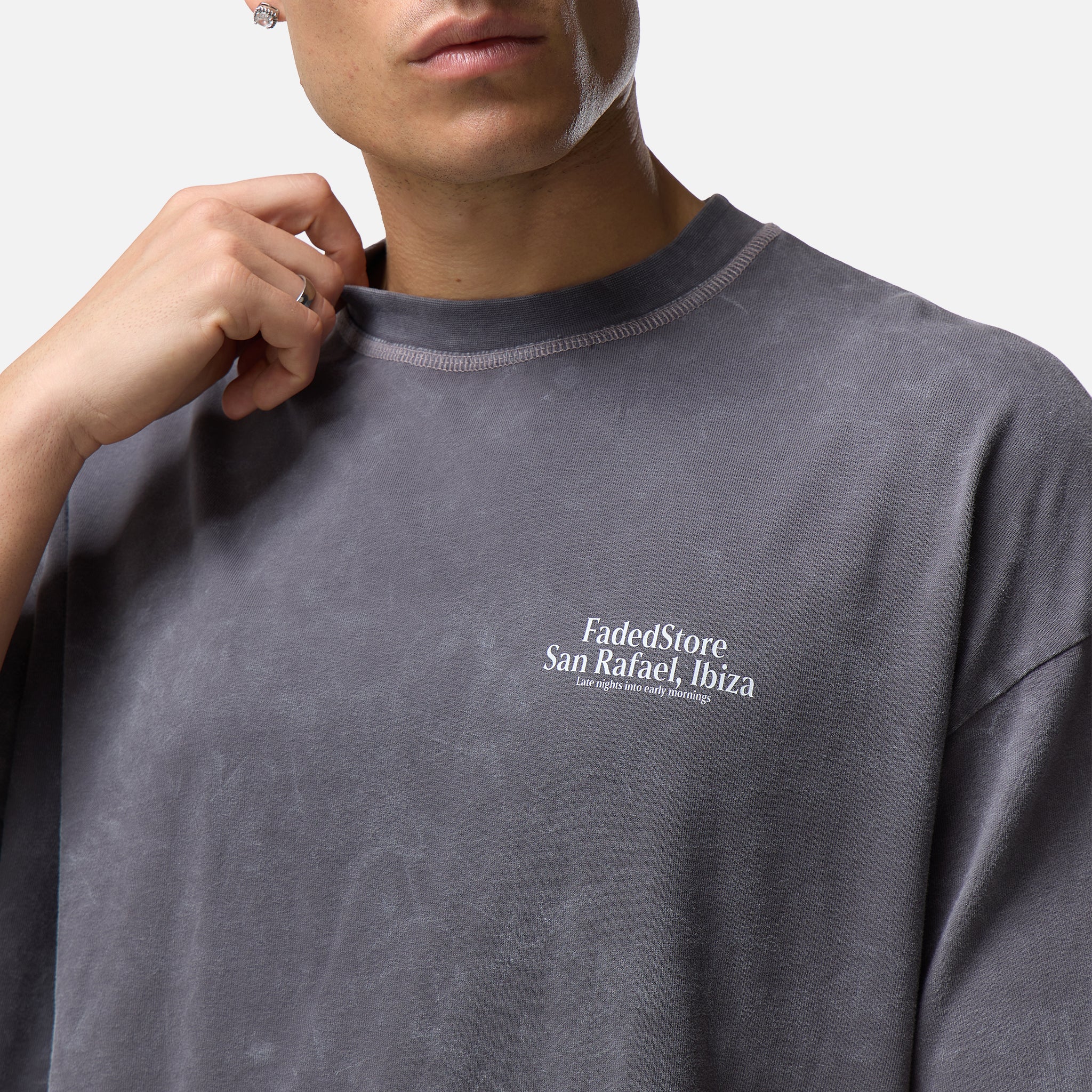 Pin Up T-Shirt | Charcoal - Image 5