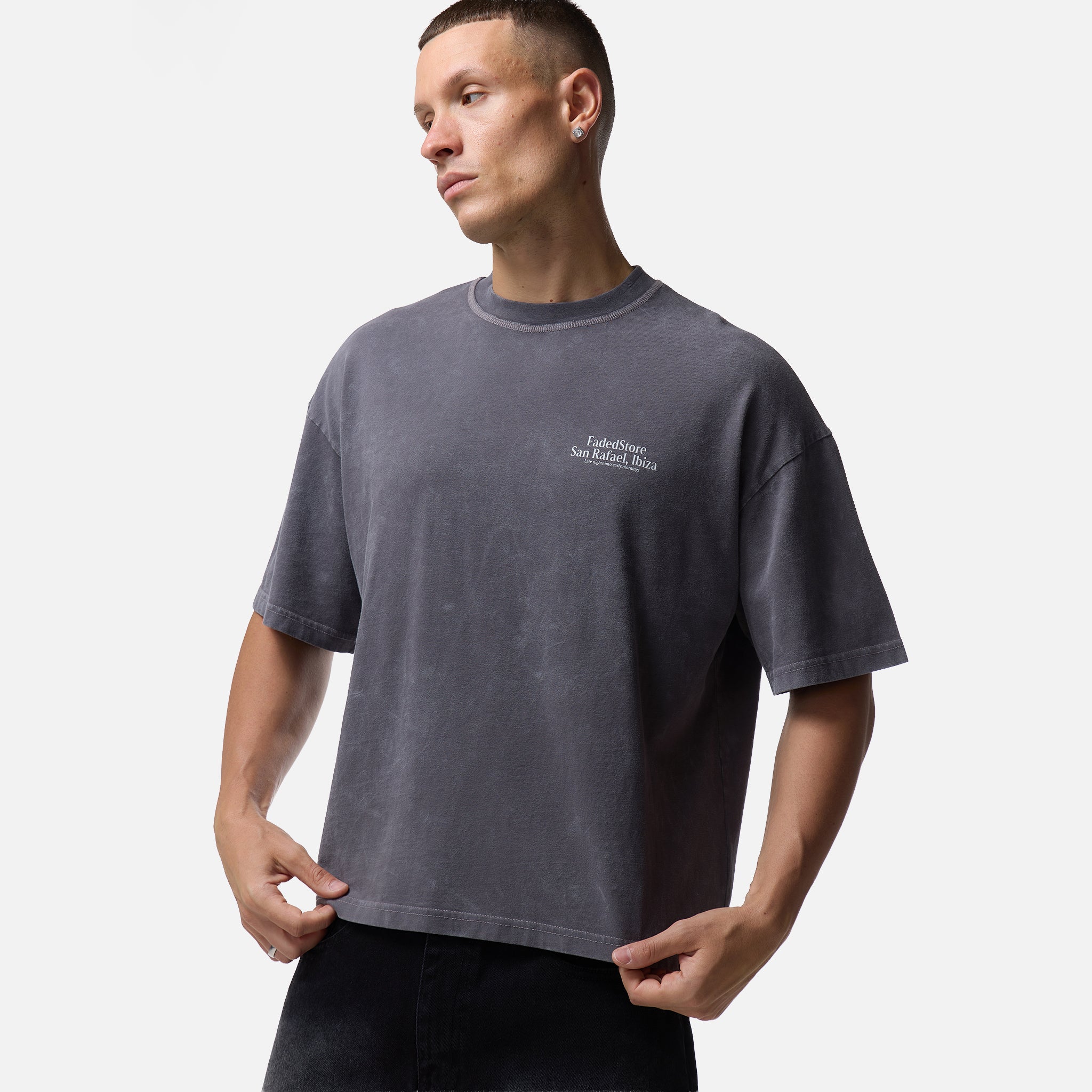 Pin Up T-Shirt | Charcoal - Image 6