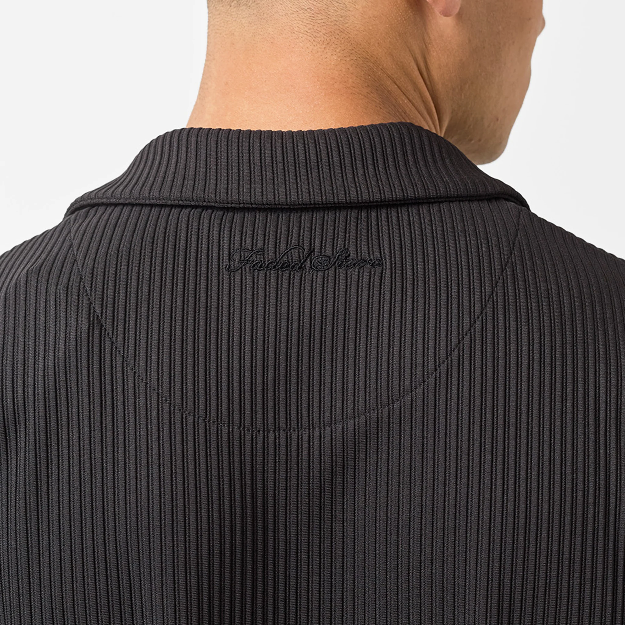 Pleated Shirt | Black - Image 6
