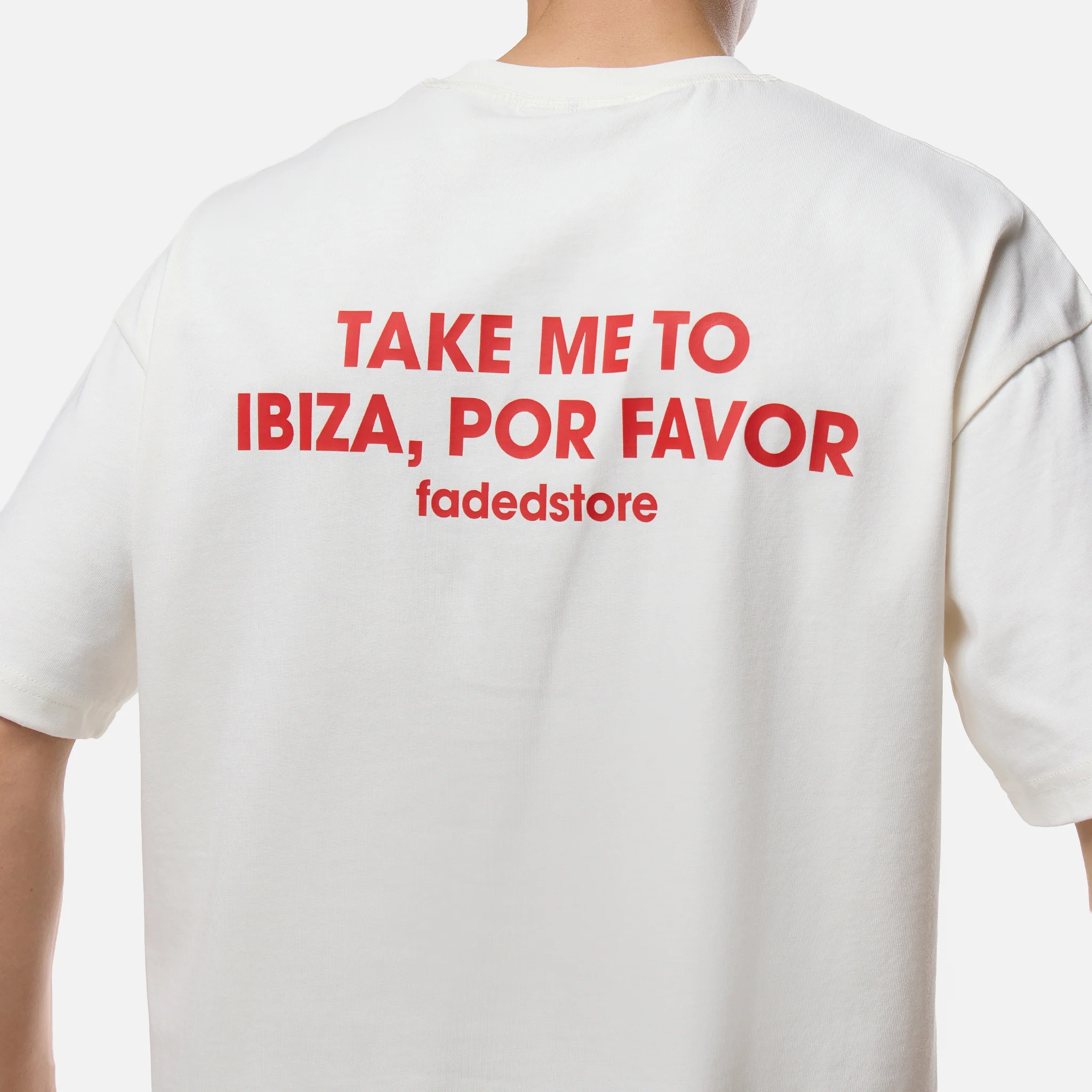 Por Favor T-Shirt | Chalk - Image 3