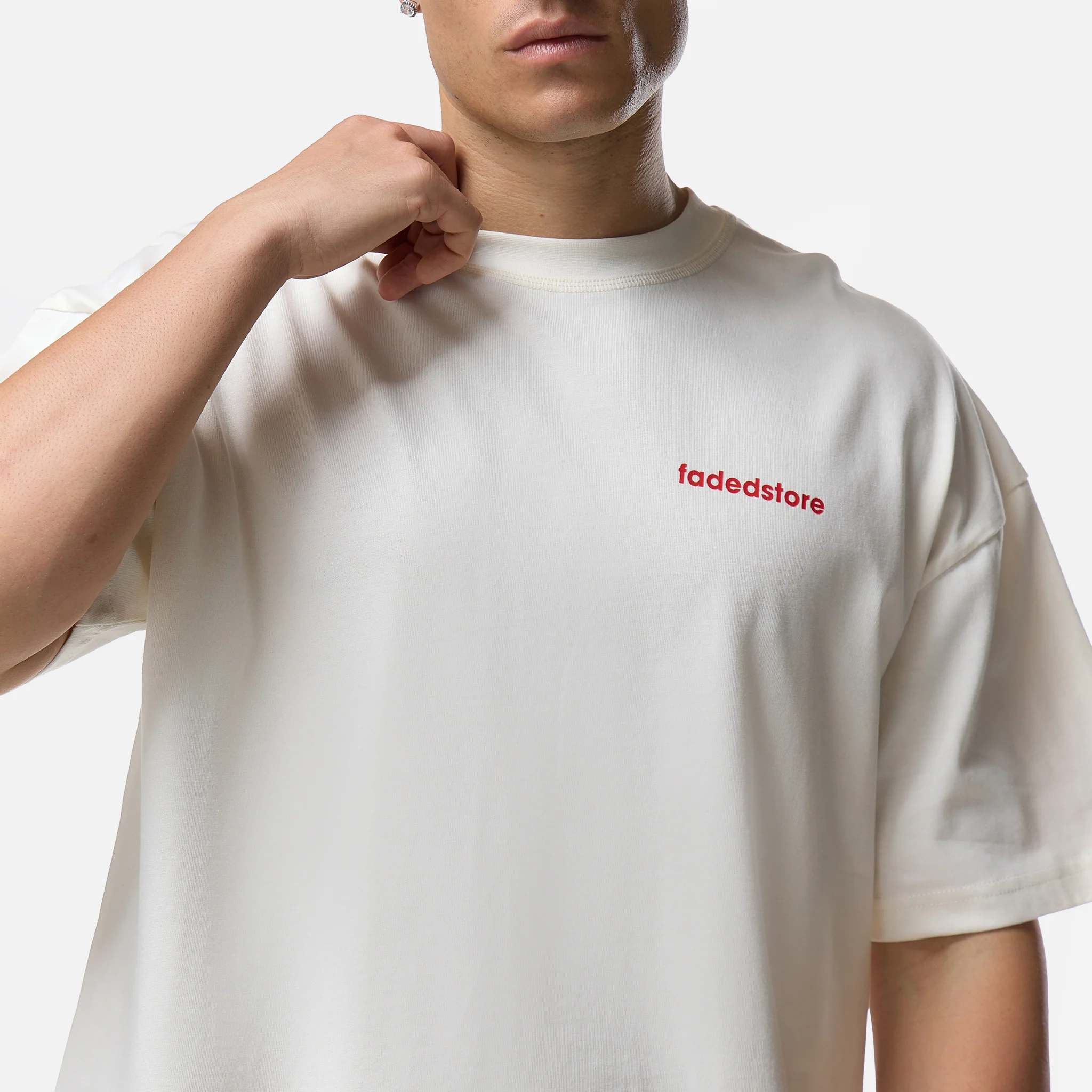 Por Favor T-Shirt | Chalk - Image 4
