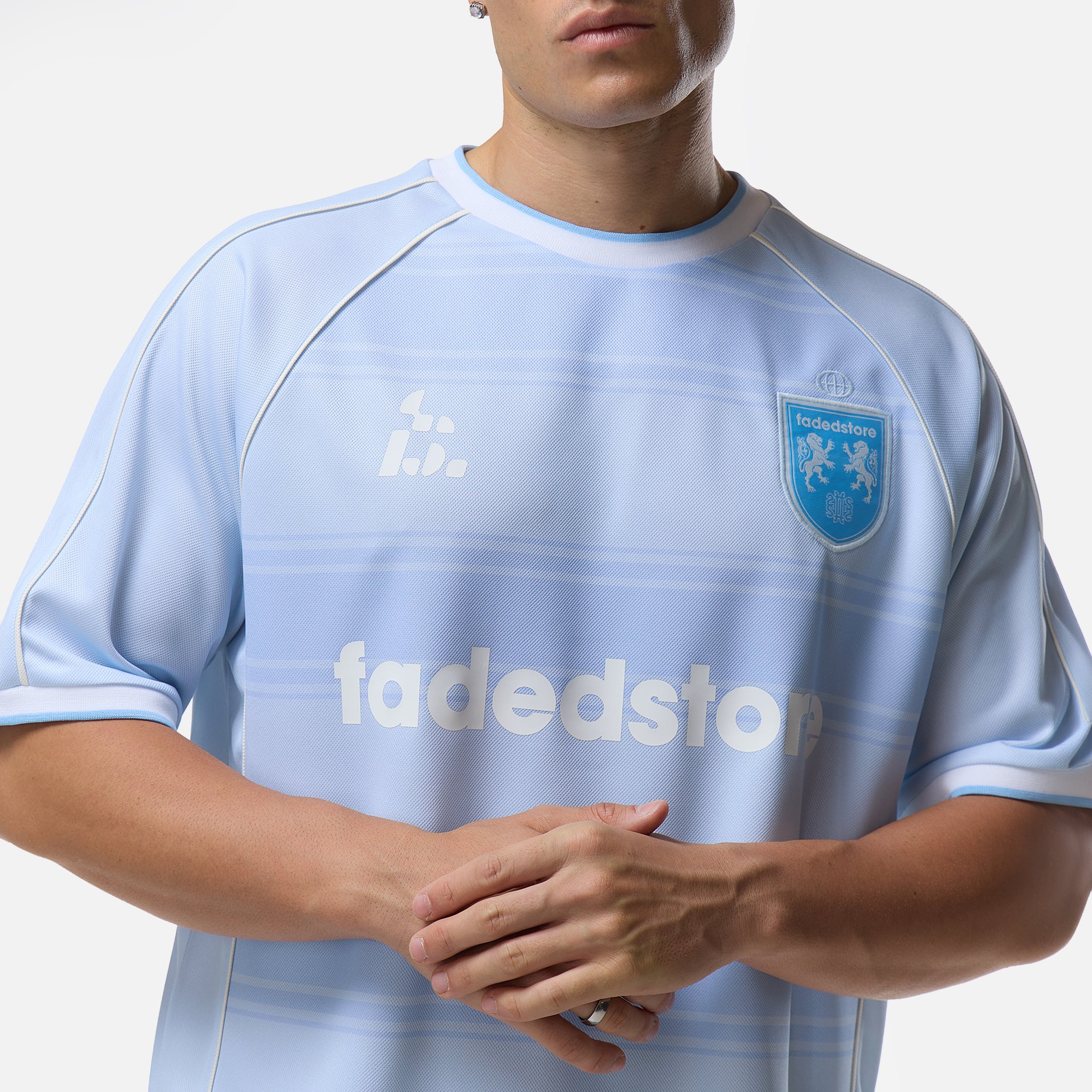 Raglan Football Jersey  |  Sky Blue - Image 10