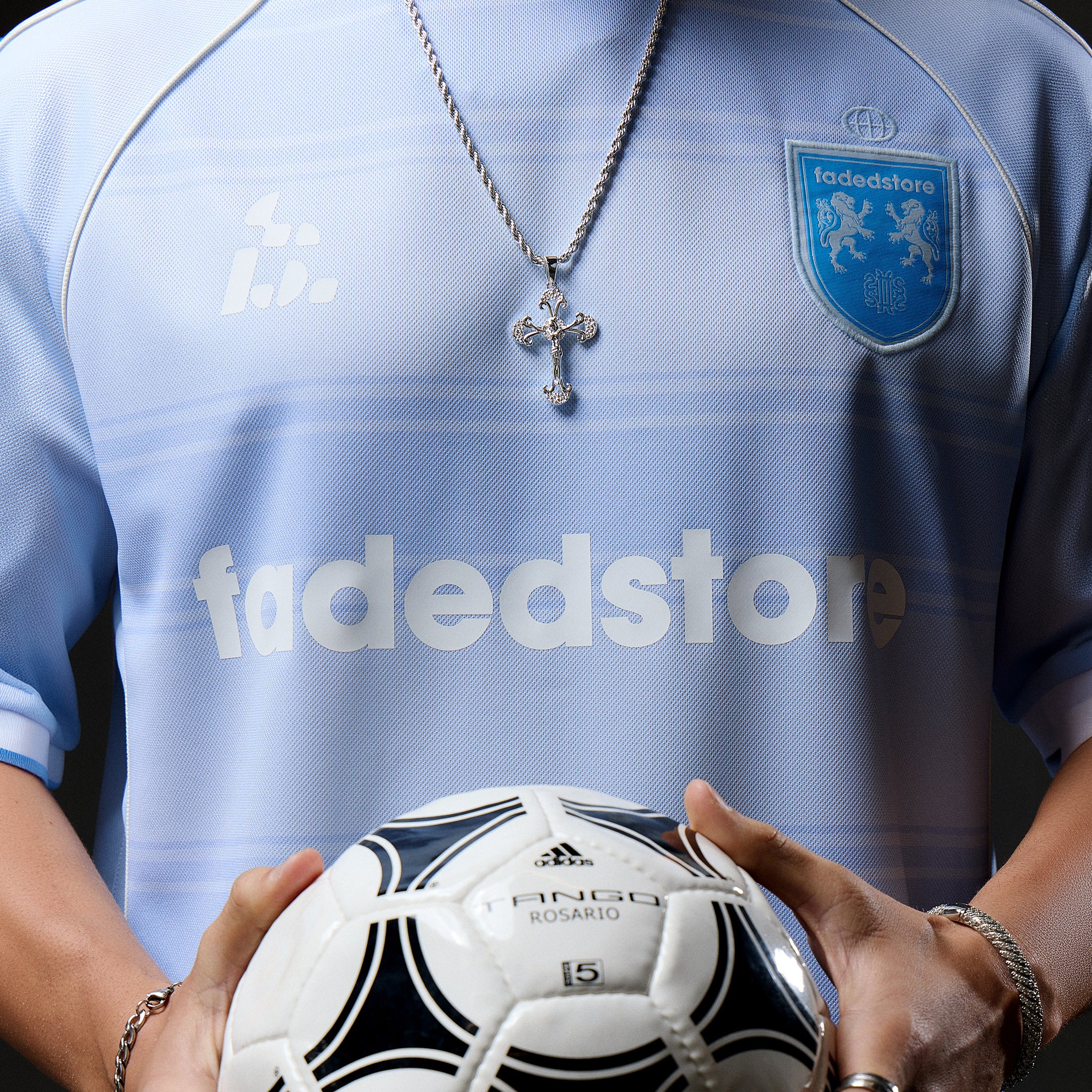 Raglan Football Jersey  |  Sky Blue - Image 4