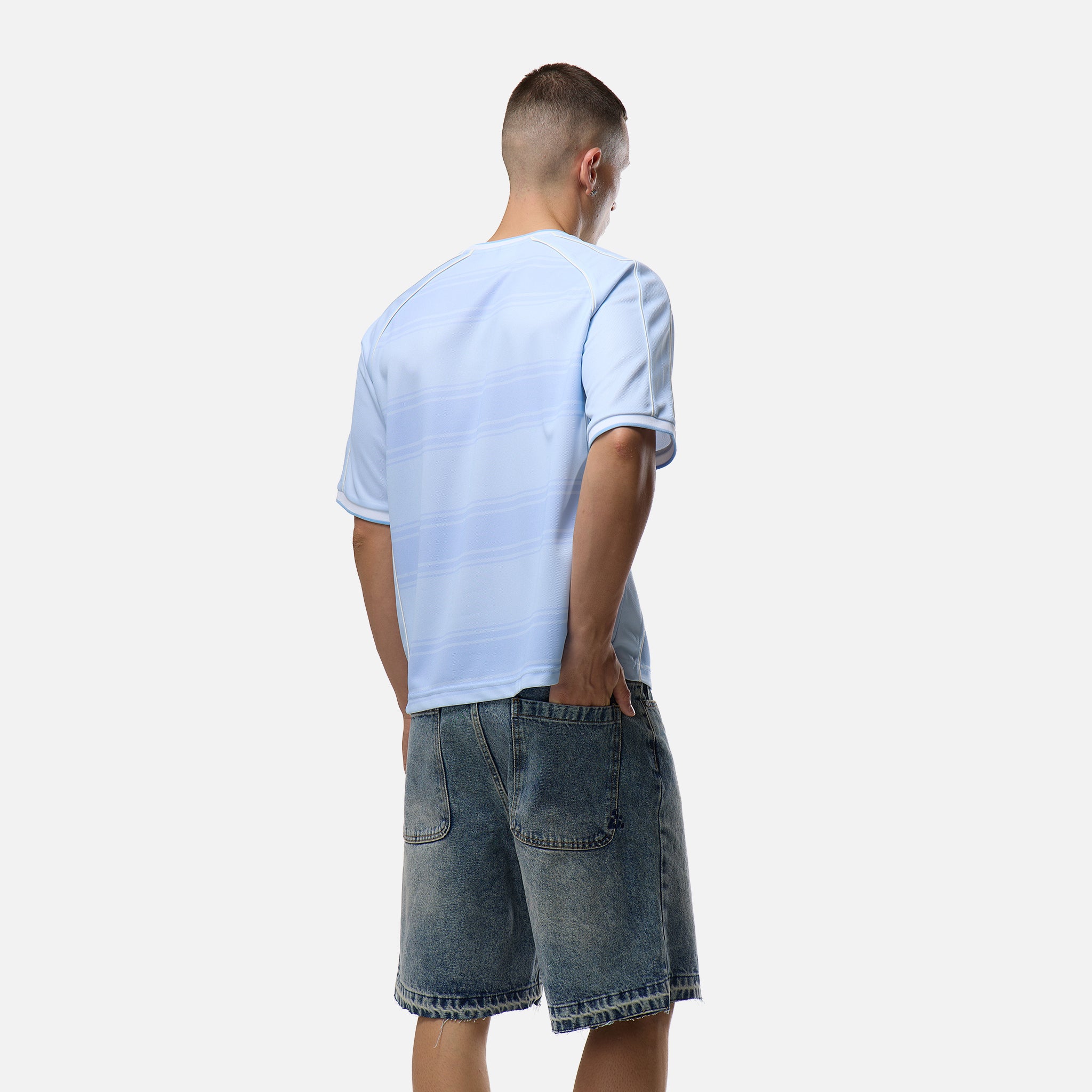Raglan Football Jersey  |  Sky Blue - Image 7