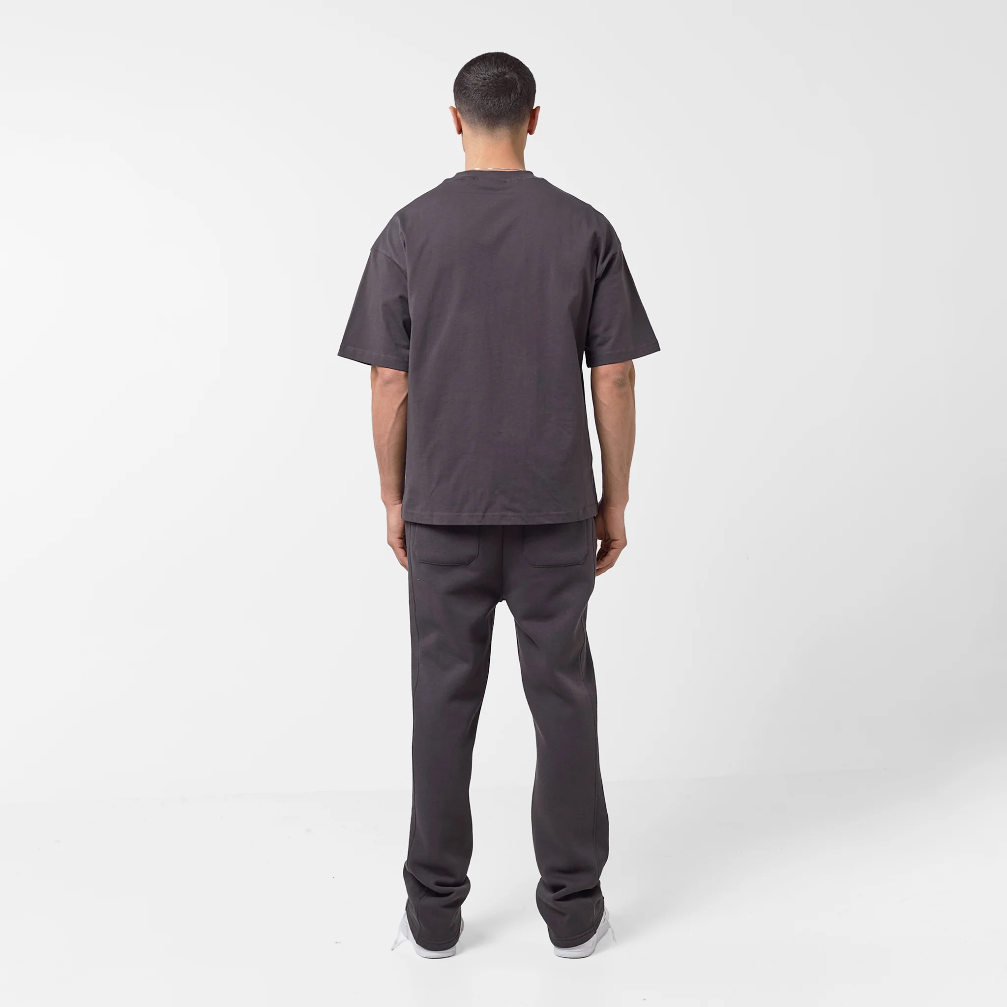 Regular Cotton T-Shirt | Dark Grey - Image 5