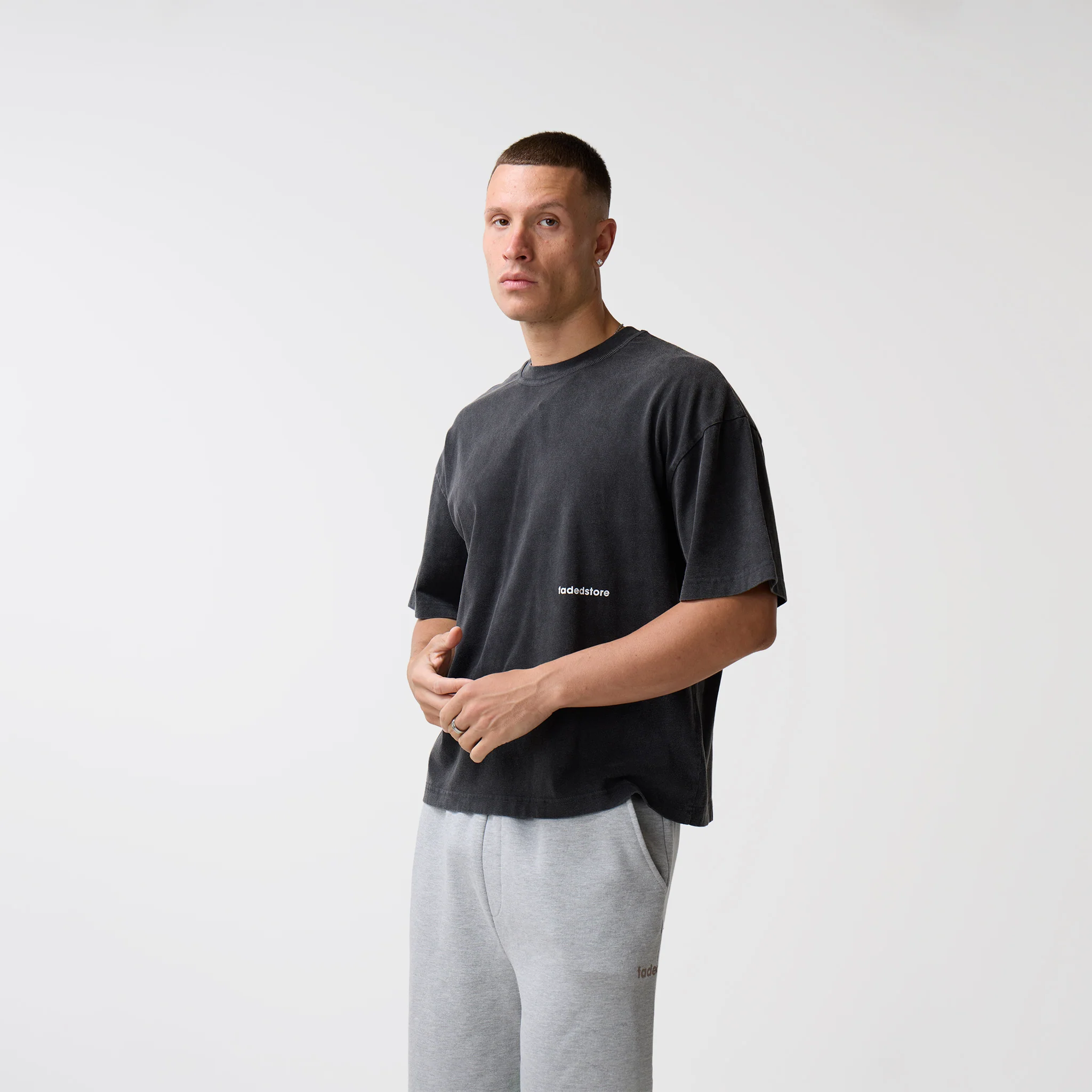 Space For Clarity T-Shirt | Washed Black - Image 6