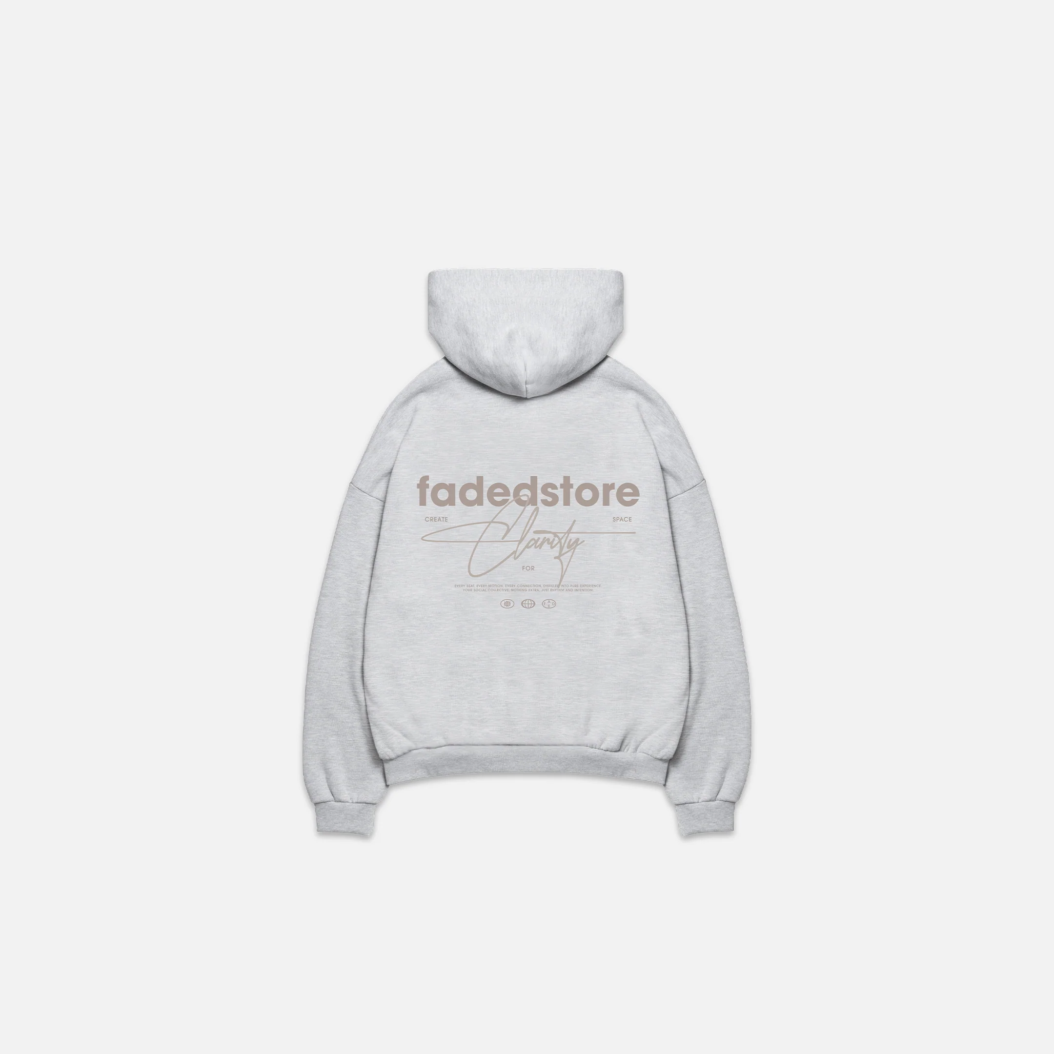 Space For Clarity Tracksuit | Grey Marl - Image 5