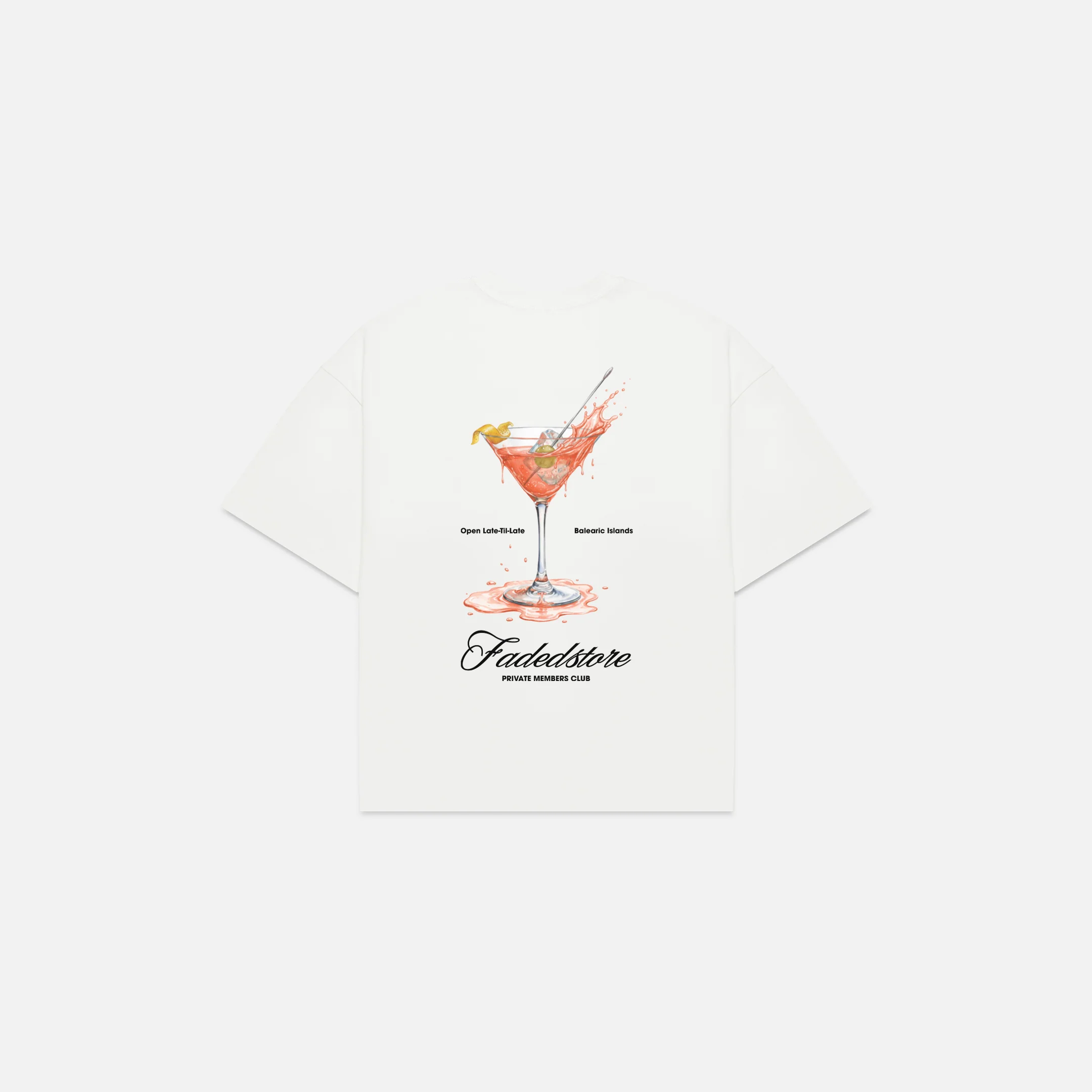Spillage T-Shirt | Chalk