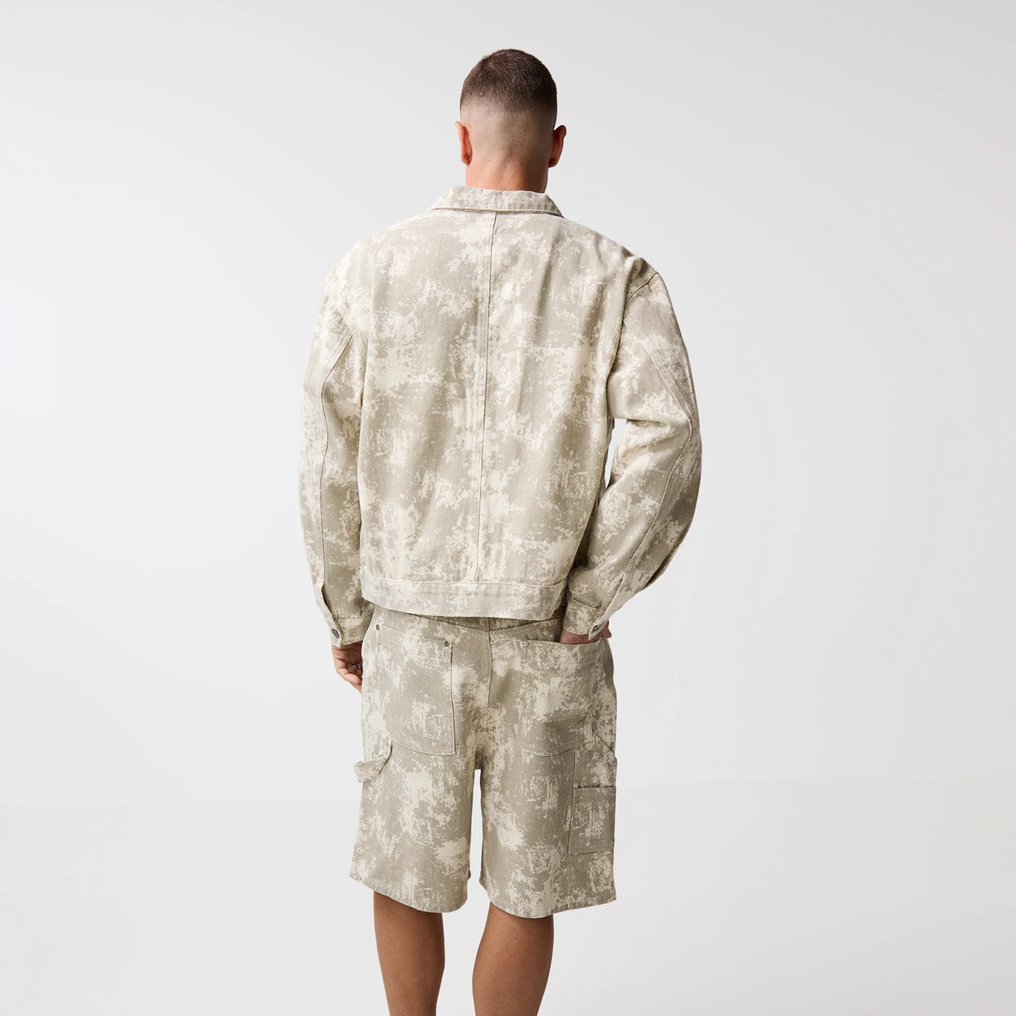 Tree Camo Print Twinset | Beige - Image 12