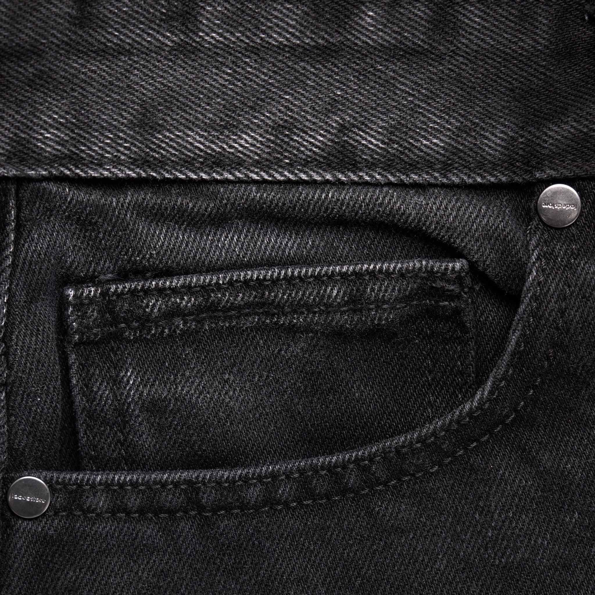 Unpicked Denim Shorts | Washed Black - Image 5