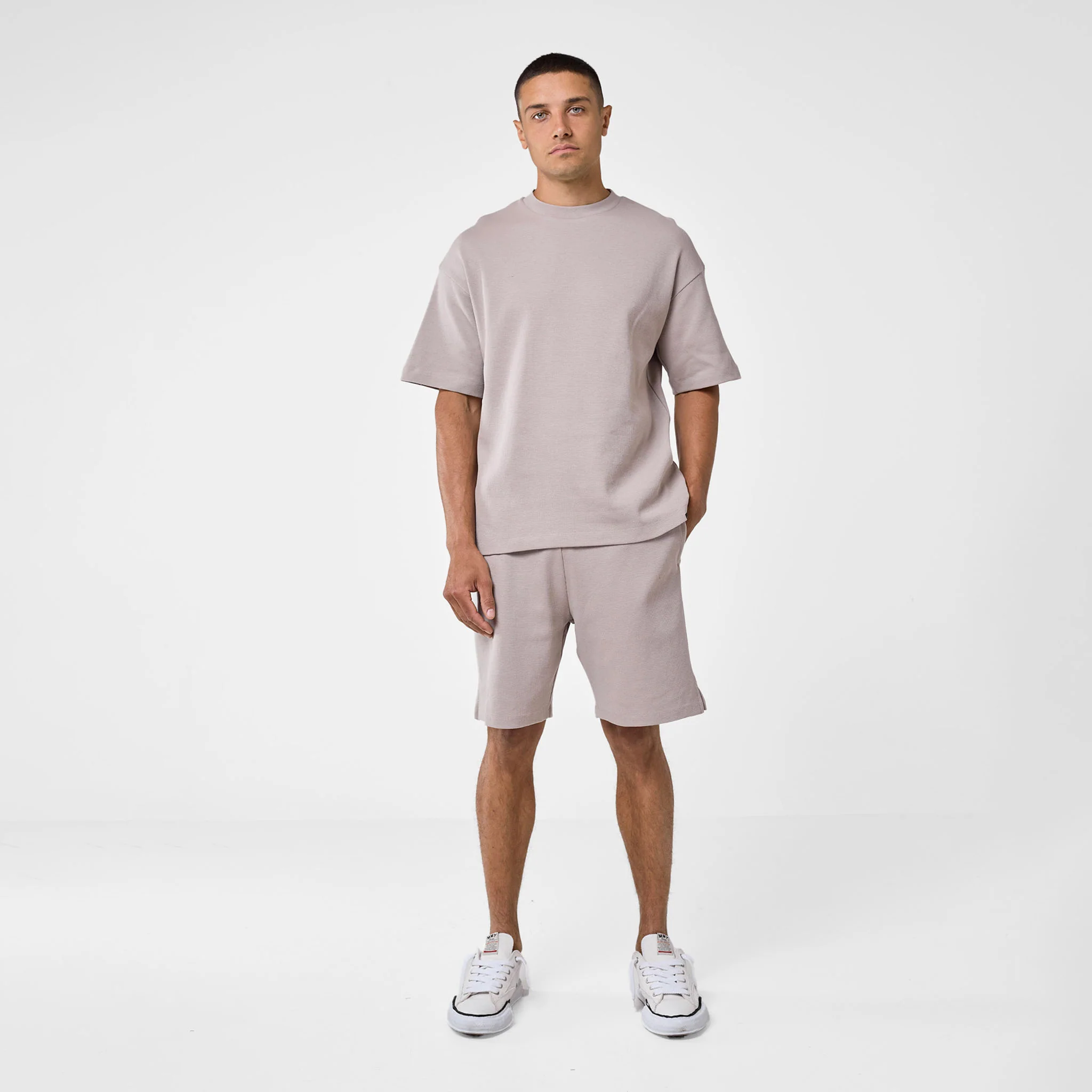 Waffle T-Shirt | Stone - Image 3