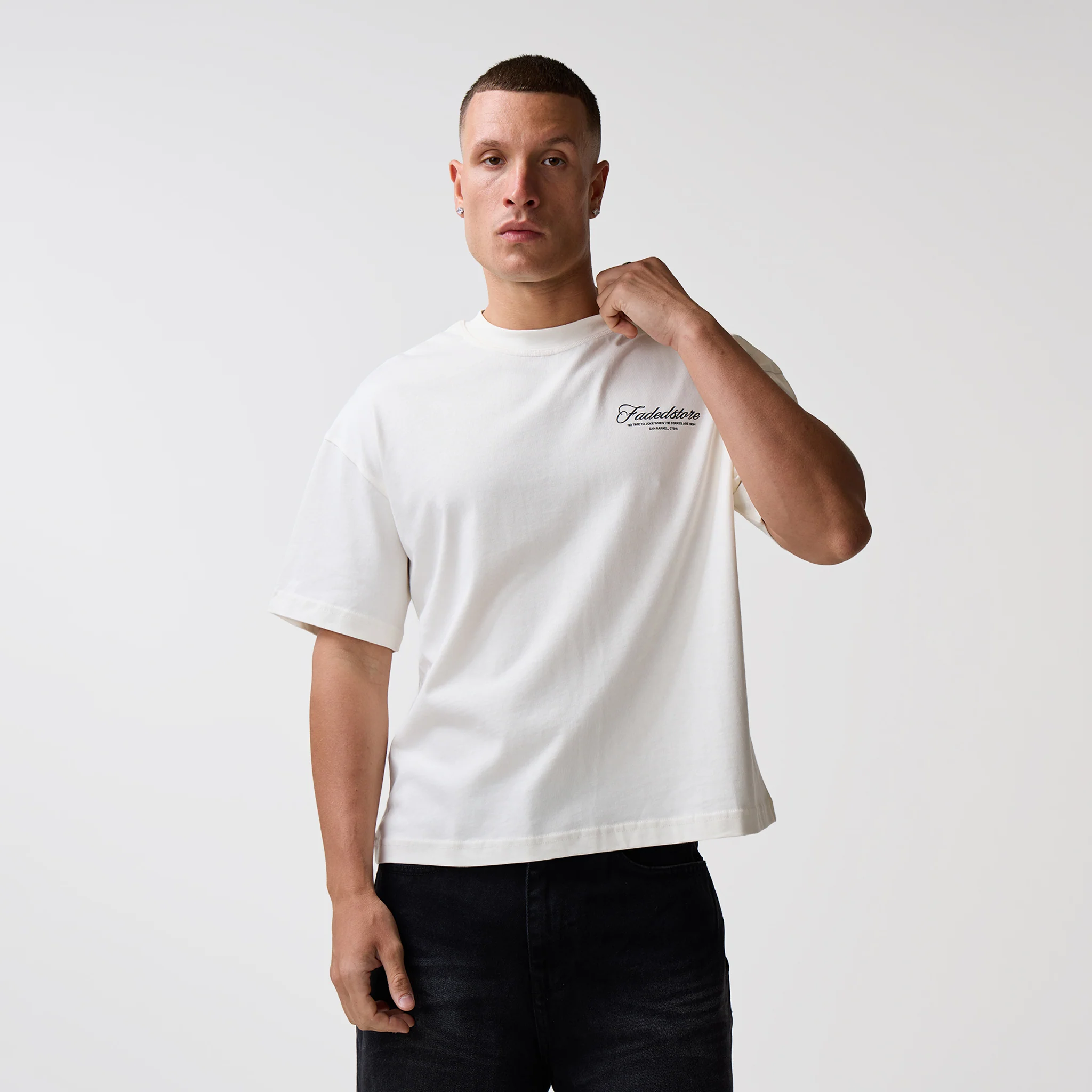 Wildcard T-Shirt | Chalk - Image 7